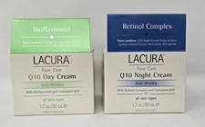 Lacura Face Care Anti-Wrinkle Coenzyme Q10 Day & Night Cream Set 1.7 Oz 2 Pack