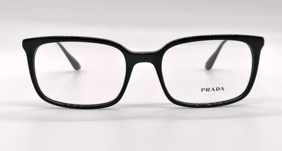 Brille Prada VPR16U 1AB-1O1 Rechteckig Brillengestell Unisex Eyeglasses Frame