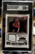 2023-24 Panini Contenders - Rookie Ticket Swatches Scoot Henderson (MEM, RC)