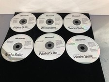 Microsoft Works Suite 2000 Set of 7, Disc 5 missing from set 6 discs 