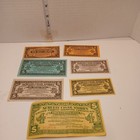 1920’s 7 SCHULTE CIGAR STORES UNITED PROFIT SHARING COUPONS 1/2, 1,1,2,2 1/2,3,4 — photo 1