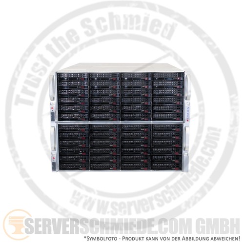 Supermicro CSE-847B X11DPH-T 72-bay 4U Server 36x 3,5" SAS + 36x JBOD Storage - 第 1/5 張圖片