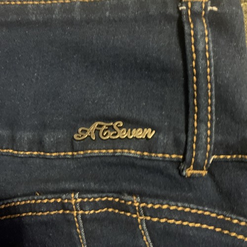 Blaue Stretch-Denimshorts Damen Junior At Seven mit Bündchen Größe 7 Artikel #1380 - Bild 6 von 10