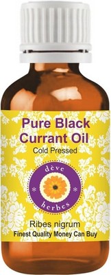 Pure Black Currant Oil (Ribes nigrum) Natural Therapeutic Grade for skin & Hair