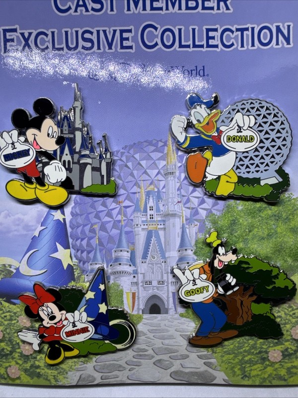 WDW - Cast Exclusive - Park Icons Pin Collection Pin Set 65516