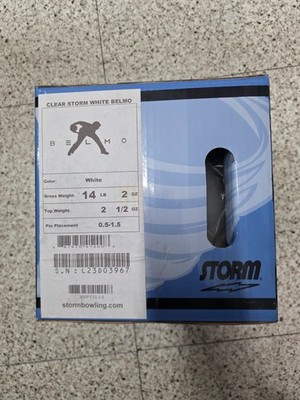 Storm Belmo New Clear Storm white Belmo bowling ball 14 LB. Never