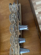 Vintage Mirro Aluminum Cookie Press Spritz 12 Disk 3 Tips only  USA