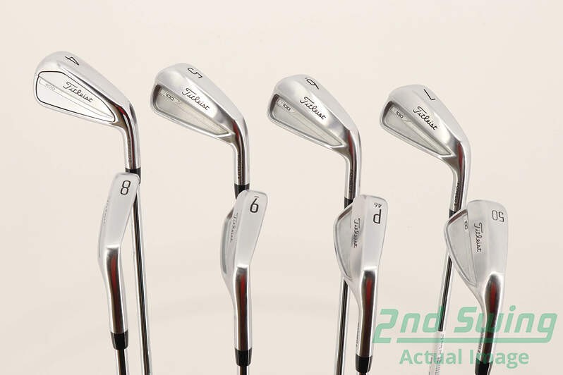 Fers Titleist T100 2023 – Set #4 à PW, Têtes Seulement, Droitier, Regular