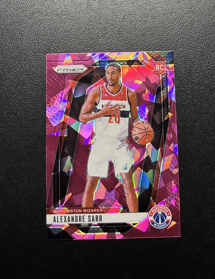 2024-25 Panini Prizm Alexandre Sarr Pink Ice Rookie #264