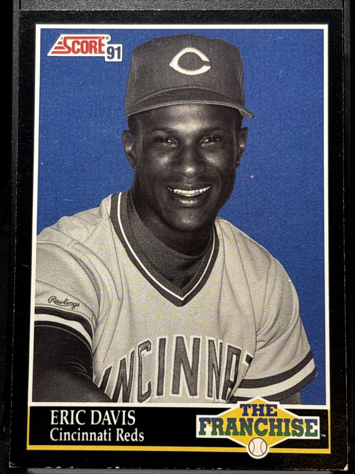 1991 Score #863 The Franchise Eric Davis