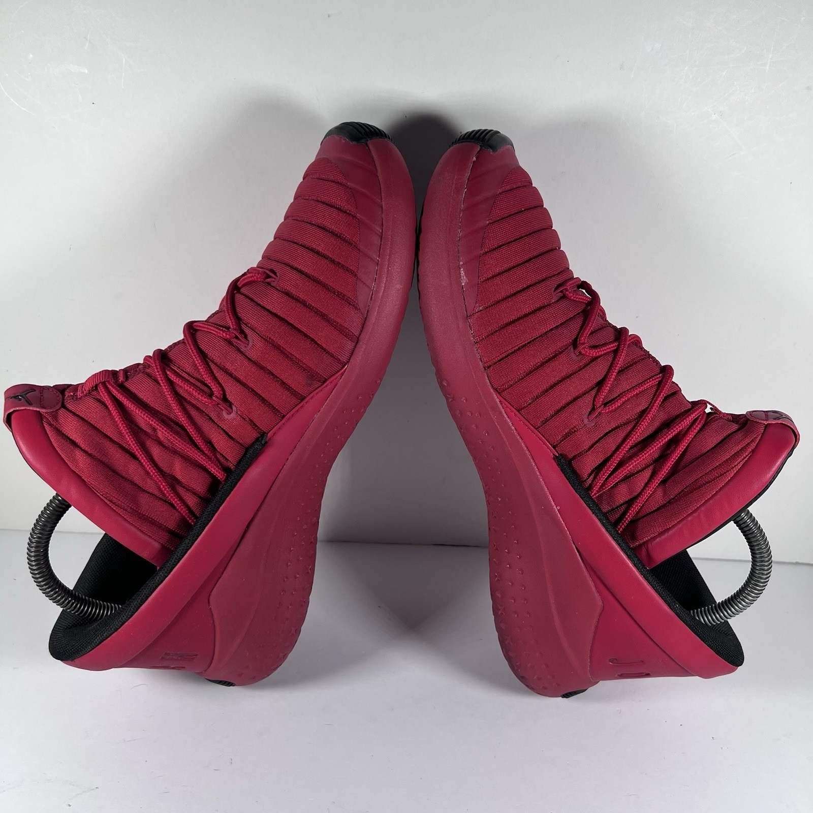 Nike Jordan Flight Luxe Triple Red Lace Up Athletic Shoes Sneakers Men's Size 9 thumbnail 5