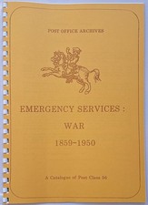 Rettungsdienst: Krieg 1859 - 1950 - ein Katalog der Postklasse 56