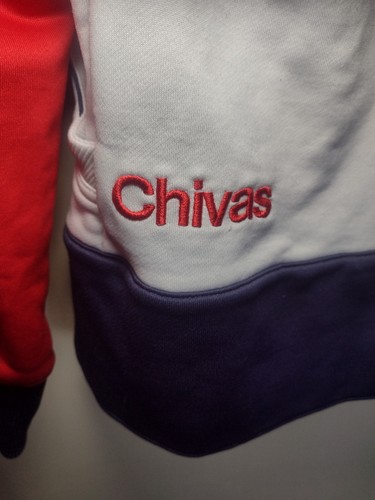 ADIDAS CHIVAS DEL GUADALAJARA TRACK SUIT ZIP UP JACKET UNISEX SIZE SMALL (8-10) - Picture 5 of 9