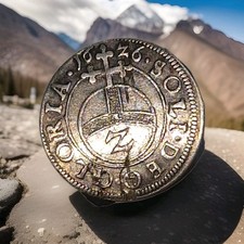 1626 2 CROCIATORI BAVARIA 1/2 MAZZE SS+ARGENTO 1,12G..,50 PF 1949