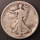 1917  WALKING LIBERTY HALF DOLLAR/ FRESH FROM ORIGINAL COLLECTION-LOT 9228