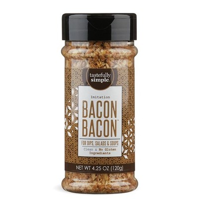 Tastefully Simple Bacon Bacon Seasoning, Great on Salads, StirFrys, Burgers a...