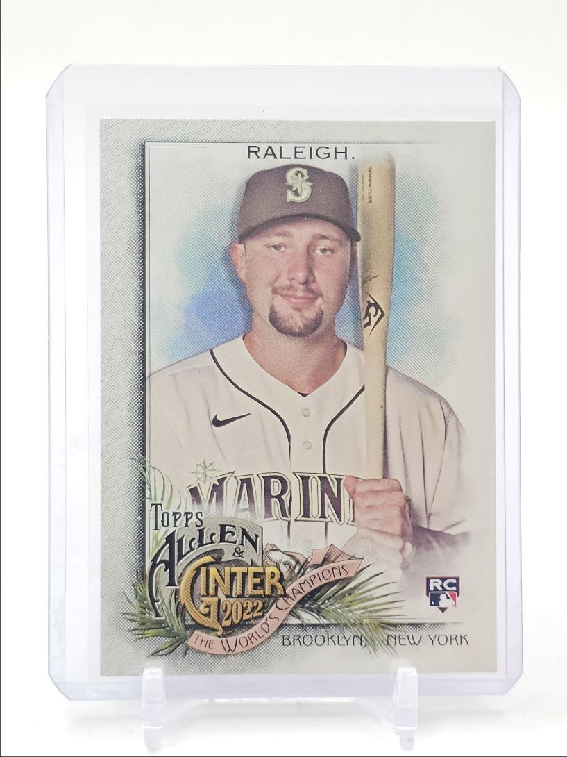 CAL RALEIGH 2022 TOPPS ALLEN & GINTER ROOKIE MARINERS #178 A RC Q3249