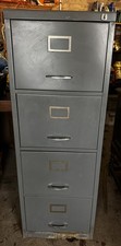 4-Drawer Metal Filing Cabinet – Lockable with Keys