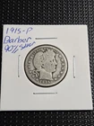 1915 P Barber Quarter Dollar US 90% Silver Coin 25c Circulated Collectors Choice