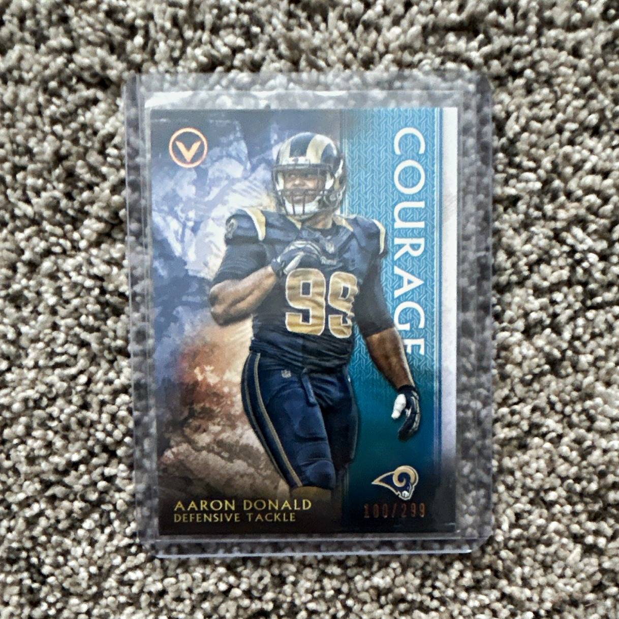 Topps 2015 Valor Aaron Donald St. Louis Rams Courage #65 Serial #/299