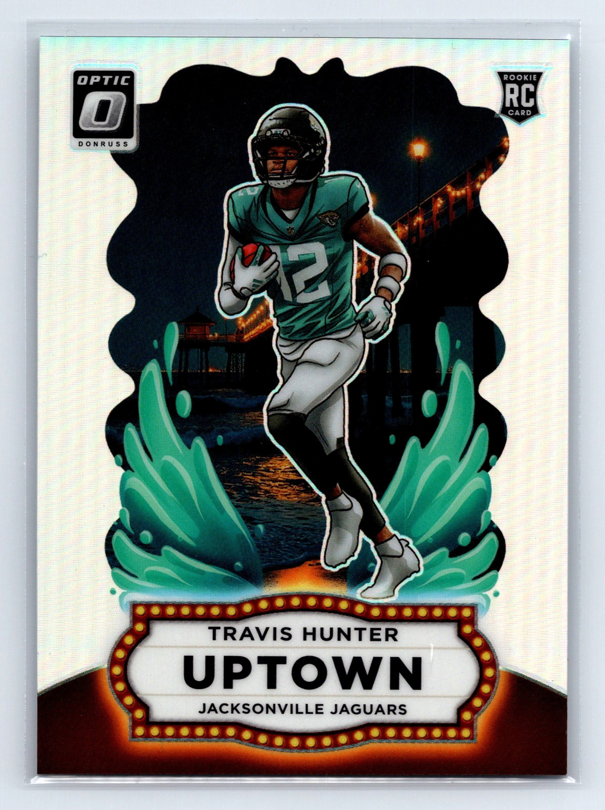 2025 Panini Donruss Optic - Travis Hunter #21 UPTOWN refractor (SP) (RC)