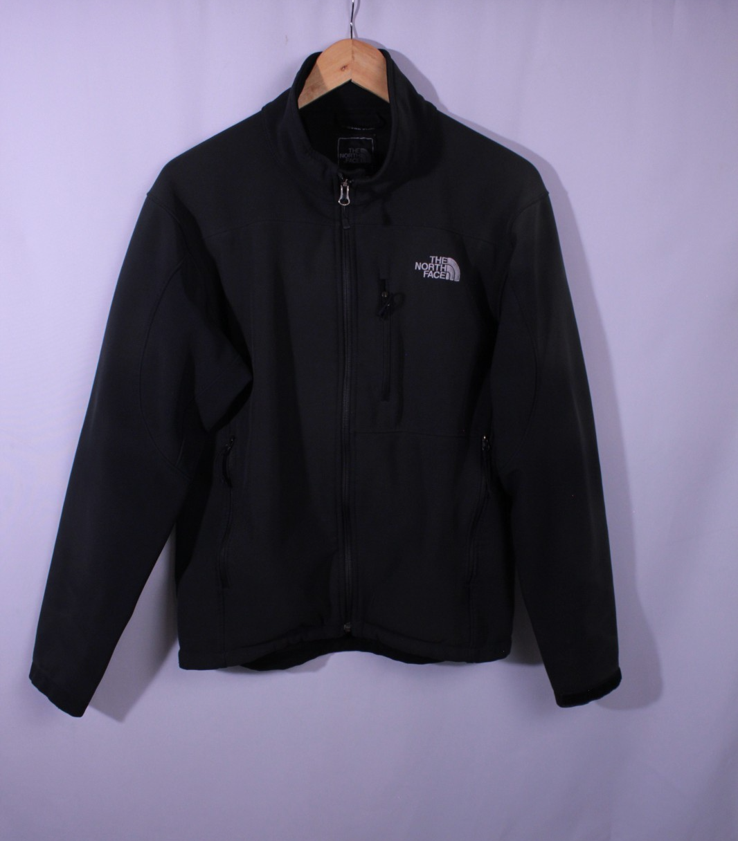 Men's Small Black The North Face Full Zip windbreaker jacket