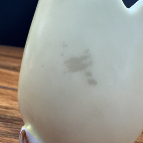 Vintage RARE Lefton Egg Vase Porcelain Bisque 3 Footed 1950’s #1601 - Picture 5 of 8