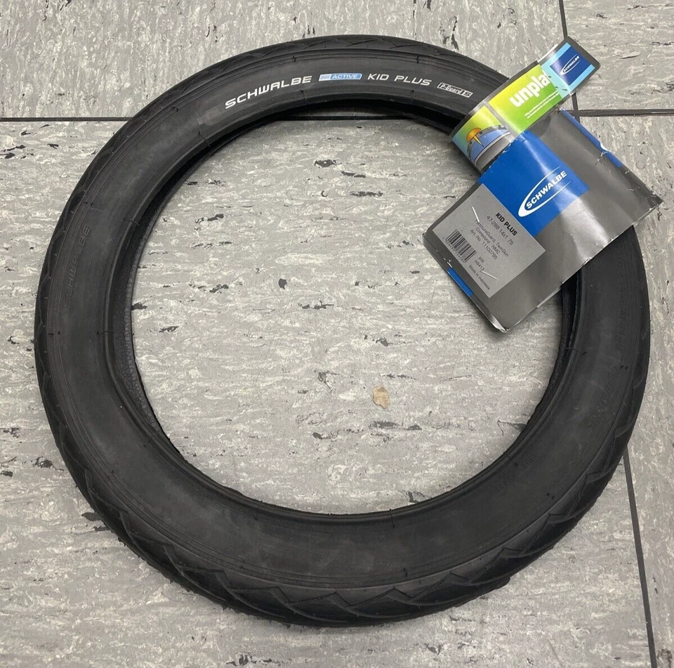 Schwalbe Kid Plus 47-288 Drahtreifen PunctureGuard 14x1.75 Fahrradreifen Mantel 