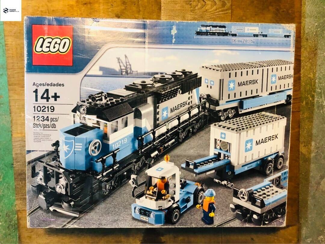 LEGO Creator Expert Maersk Container Train 10219 In 2011 New LEGO Creator Expert Maersk Container Train 10219 In 2011 New