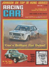 Racing Car News 1982 Jun Audi 200T Fiat 131 San Marino Belgian GP Adelaide Winto