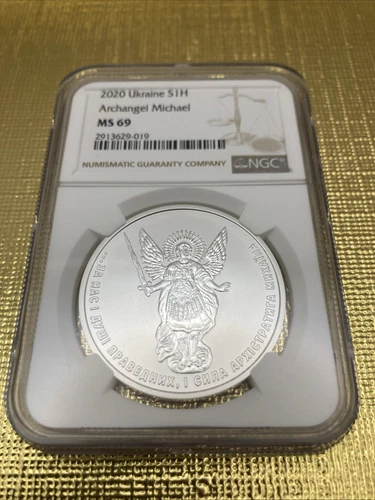 2020 Ukraine Archangel Michael NGC MS69