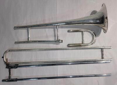 Getzen 300 Elkhorn Silver Trombone 