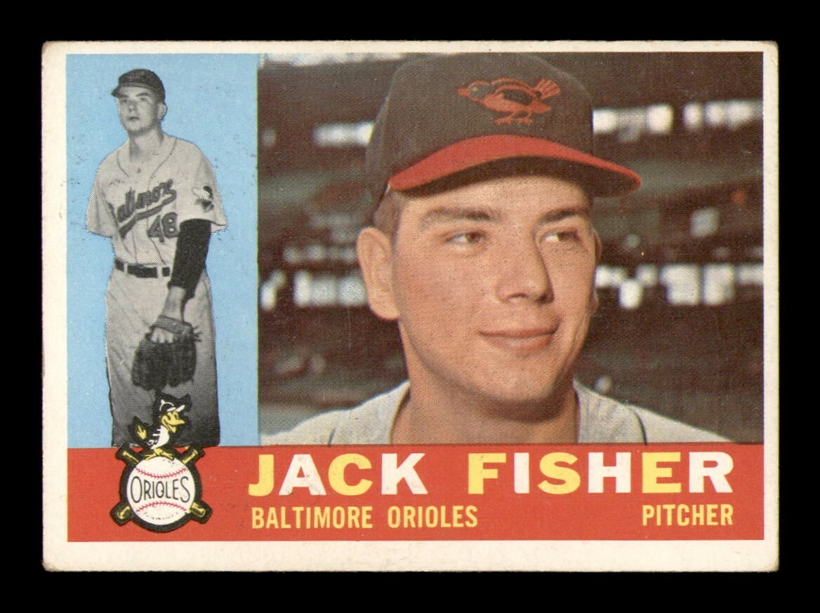 1960 Topps #46 Jack Fisher VG-EX Baseball Card OBGcards