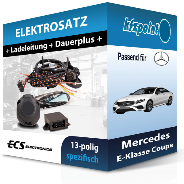 ECS E-Satz 13Polig Fahrzeugspezifisch Passend für Mercedes E-Klasse Coupe NEU-image