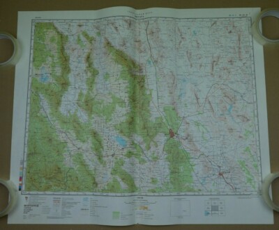 AUTHENTIC Soviet Russian Topographic Map Chihuahua MEXICO USA 1:500K Ed.1983 #F3