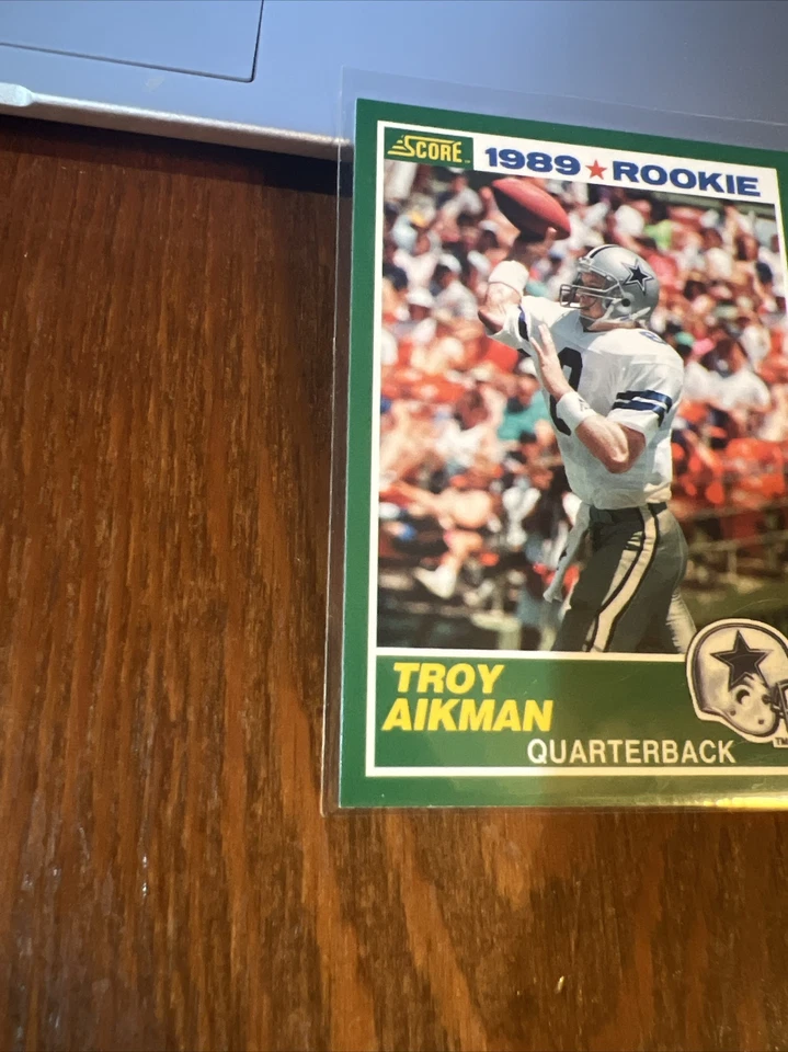 Troy Aikman 2012 Score Rookie Flashbacks Reprint #270 HOF DALLAS COWBOYS RARE!! - Image 3 of 4
