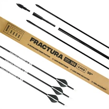 BALLISTA FRACTURA Hunting Arrows Micro-Diameter OD .244"/6.0mm (Pack of 6)