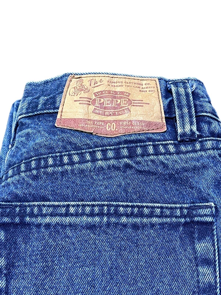 Vintage World PEPE Service High Rise Mom Cotton Denim Jeans Women’s Size 28 - Image 3 of 4