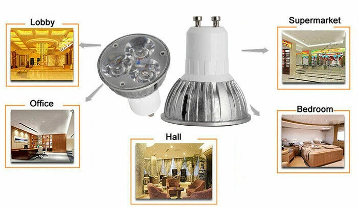 Ultra Bright E27/E14/B22/GU10/MR16 Dimmbare 6W LED Spot Glühbirnen Epistar Lampe - Bild 2 von 4