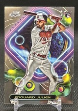 Edouard Julien RC 2023 Topps Cosmic Chrome Base Rookie #171 d