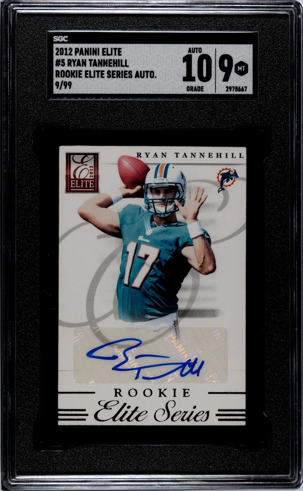 Ryan Tannehill Panini Elite Rookie Elite Series #5 Silver
