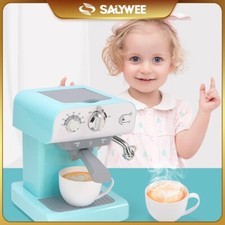 Pretend Play Toy Kitchen Play Simulate Spray Coffee Machine with Light for Kids