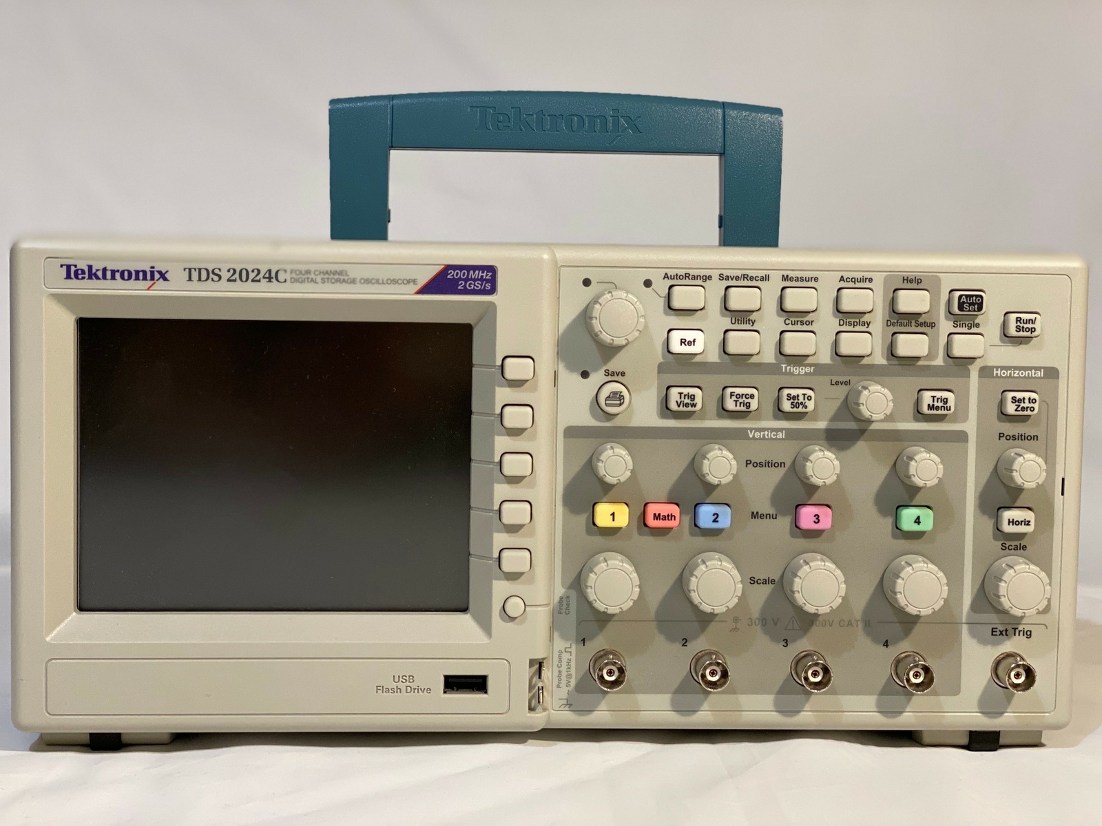 Tektronix TDS2024C FOUR CHANNEL DIGITAL STORAGE OSCILLOSCOPE 200MHz 2GS
