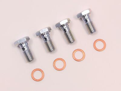 4x HOHLSCHRAUBE BREMSLEITUNG BREMSSCHLÄUCHE M12X1,5 SCHRAUBE + DICHTUNG