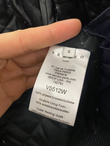 SANDRO Paris Jacket Size S Luxury - Picture 5 of 11
