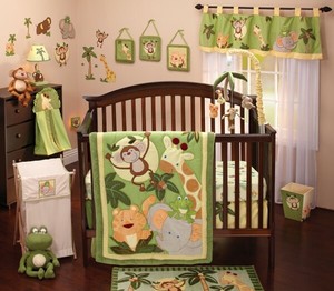 rainforest crib bedding