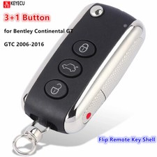 For Bentley Continental Gt Gtc 2006-2016 Flip Remote Key Shell Case Kr55wk45032 For Bentley Continental Gt Gtc 2006-2016 Flip Remote Key Shell Case Kr55wk45032