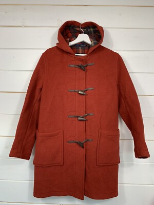 LONDON TRADITION DUFFLE COAT Red tartan made In England