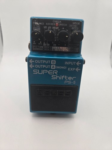 BOSS PS-5 from japan free shipping SUPER Shifter Guitar Effect Pedal USED fast - Picture 7 of 7