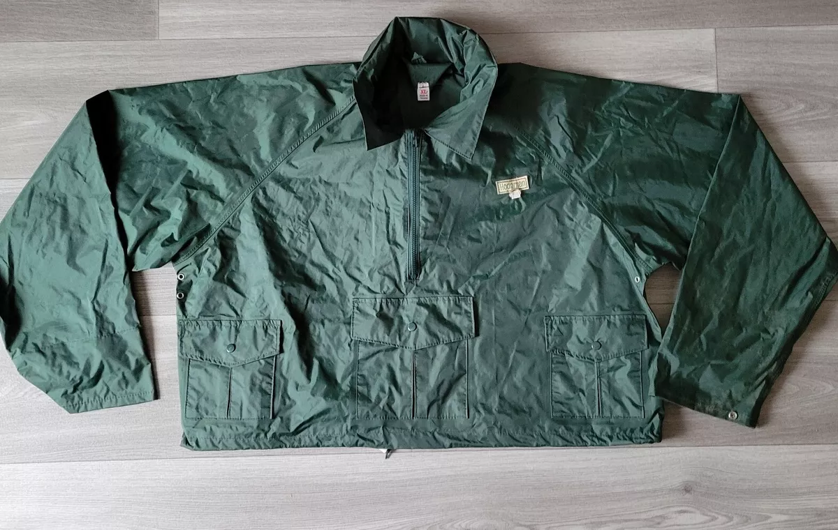 Lakestream Hodgman Mens XL Fishing Jacket Zip Close Green Multi Pocket  Nylon